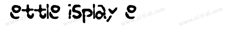 ED Fettle Display Re字体转换